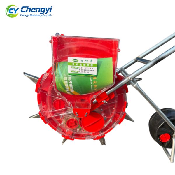 Sturdy Plastic Hand Push Seeder Planter Convenient Uniform Sowing For Home Garden Agriculture