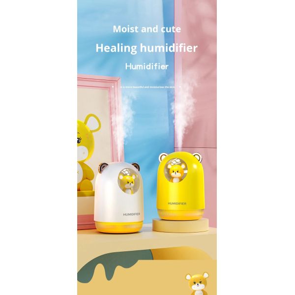 300ml Capacity Ultrasonic Nano Fine Mist Spray Humidifier USB Powered For Home Office