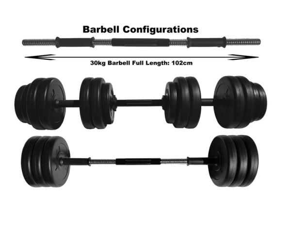 vinyl adjustable dumbbells, vinyl adjustable dumbbell set with barbell link, vinyl adjustable weights