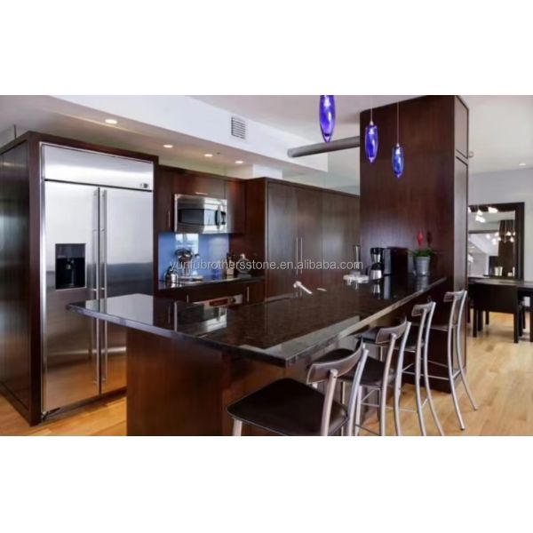 Modern Style Elegant Black Marble Granite Slab for Villa Countertop and Outdoor Decor