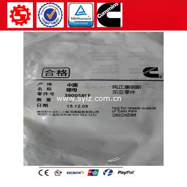Cummins ISM QSM11 Motor engine parts stainless steel Hexagon flange nuts 3900589