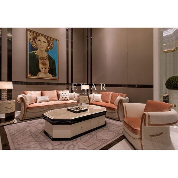 Furniture Deals Blue and White New Couches for Sale W005SF