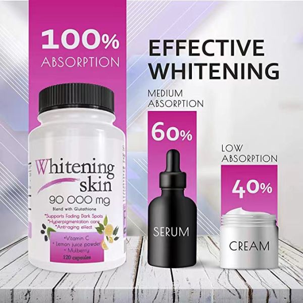 GMP Certificated private label Collagen Capsule 90000mg Beauty for whitening skin beauty product