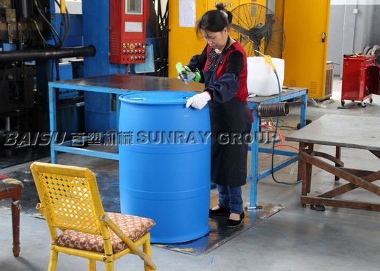 220L 55 Gallon L Ring Drum Barrel Making Machine SRB200 Plastic Drum Making Machine