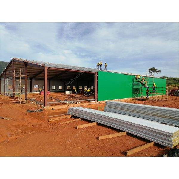 Pre Engineered Temporary Modular Office Building Galvanised Quick Assembly