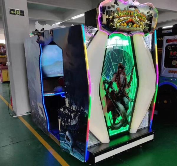 Pirate Adventure Simulator Shooting Game Machine 2 Players Realistic