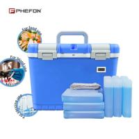 Logo personnalisé Boîte de refroidisseur pour porte-vaccin Boîte de glace médicale portable