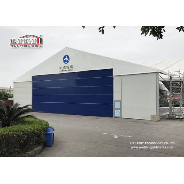 Ангар воздушных судн прочного ветра устойчивый алюминиевый с автоматической шириной двери 30м завальцовки