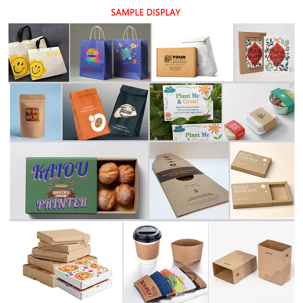High Speed Automatic Digital Single Pass CMYK Inkjet Printer for Paper Bags Carton Boxes Packaging Printing Machine
