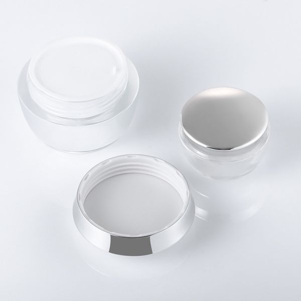 capacidad plástica transparente de la botella 50g del espray de 62m m para la crema del ojo