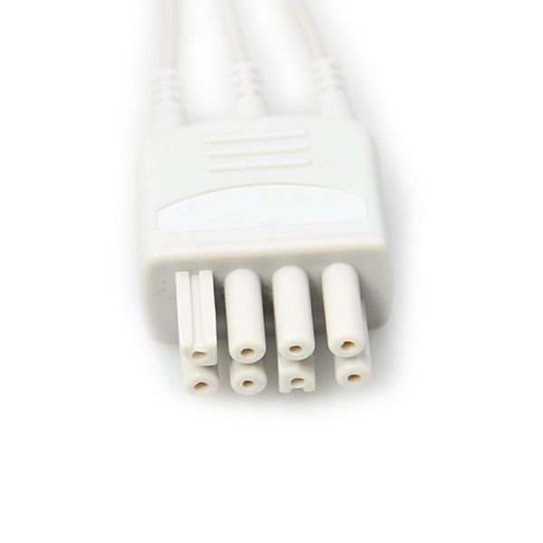 Adult ECG JC-906P Trunk Cable 3 Leads OEM B3-JS3IX Grey 0.9m Patient Monitor Compatible BSM23012353 BR-903P Medical Consumables