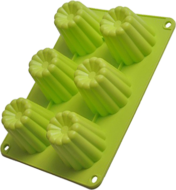 Silicone manufacturer Silicone baking tools 6 cup silicone ice/chocolate mold SB-003