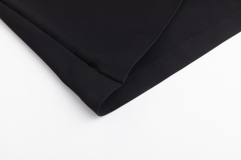 Men's Textured Long-Sleeve Polo Shirt with Gradient Stripe Print and Wrinkle-Resistant Fabric