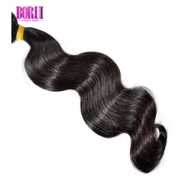 4*4 Middle Part Body Wave Human Hair Lace Closure , Brazilian Hair Extensions
