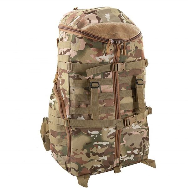 Comfortable Physiological Curve Back 60L Backpack for Travel Camping and Special Forces
