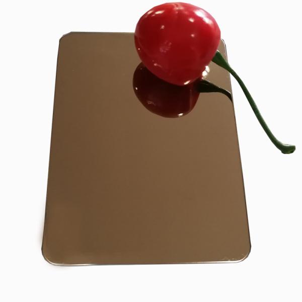 rose gold color 304 stainless setel sheet mirror or hairline finish 1219x2438mm
