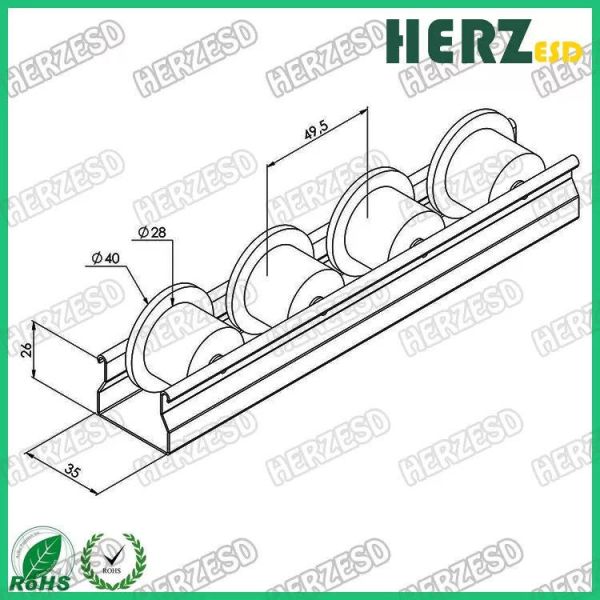 Full Set Metal Pipe Joints Zine Coated Wall Thickness 0.8-2mm For 28mm Metal Lean Pipe