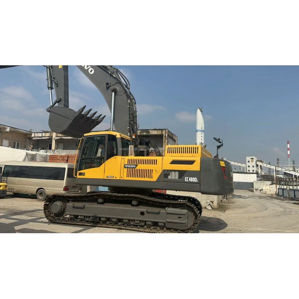 48 Tons Volvo EC480D Excavator in Sweden with VOLVO D13-T4 A Engine and Track Shoes