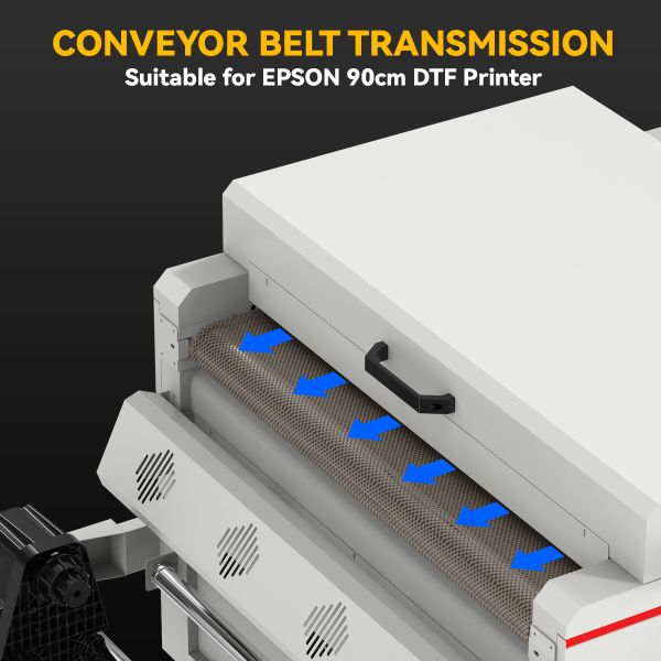 Machine à secrer le shaker DTF de 90 cm directement sur film pour l'imprimante DTF Epson de 90 cm