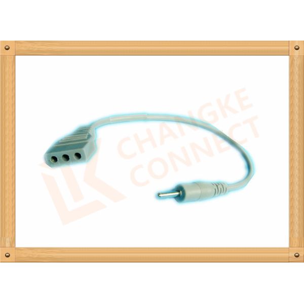 Copper 2.5 Male To Female 3 Pin Tens Unit Wires Adapter Cable