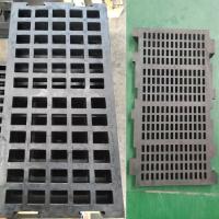 HUATAO 30mm Thick 305×305mm Shore Hardness 40-60 Anti-Clogging Rubber Screen Panel for Coal Dewatering