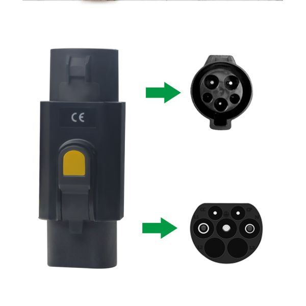 GBT Male Adapter for Electric Vehicle Charger Type 1 Sae J1772 Compact and Lightweight Convertor
