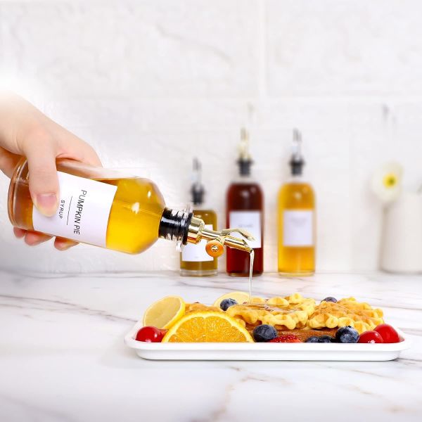 Bouteille en verre personnalisée de 350 ml 500 ml pour l' huile d' olive Vodka Bouteille en verre personnalisée Whiskey