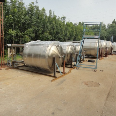 50T Industrial Beer Fermentation Equipment Big Scale Fermentation Tank