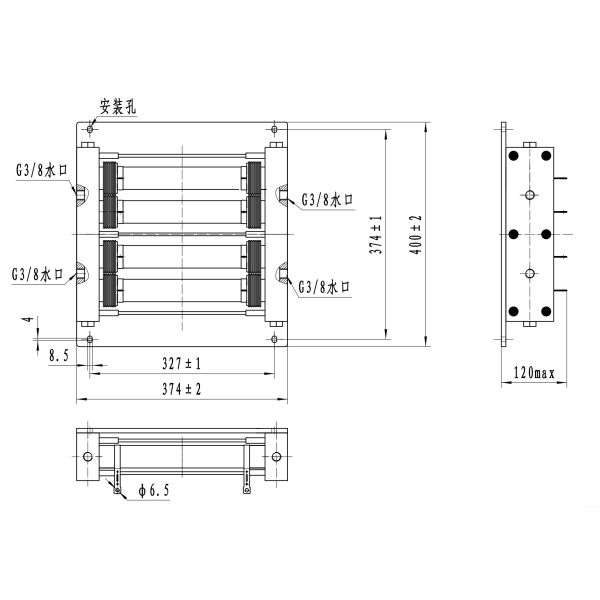 RXS-L High Voltage Water Cooled Resistor