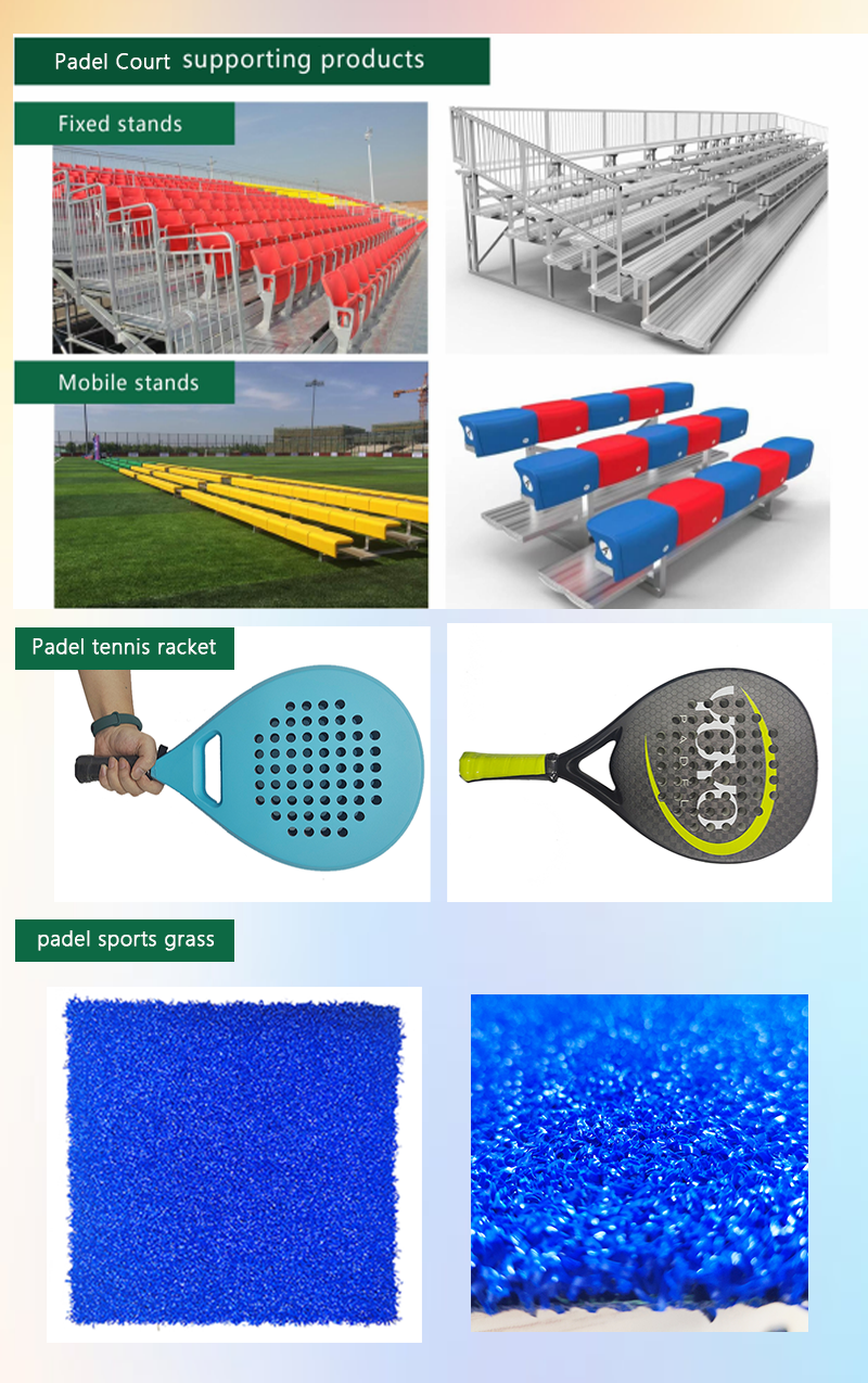 OEM ODM Padel Court Padel Ball Court Custom Ceiling