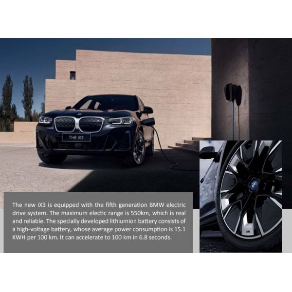 BMW Electric Car IX3 EV Electric Midsize SUV 4x4 550km Max Range