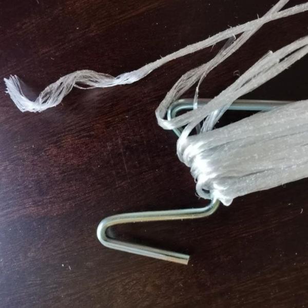 Fios de aço galvanizado ganchos de aço vegetal colgante tomate M gancho com Pp Twine