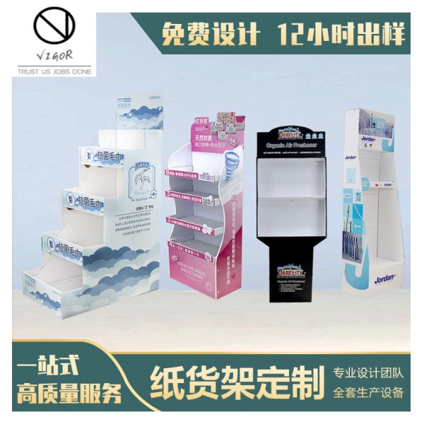 Customized Advertising Hot Wheels Cardboard Display Stand with Eco-friendly Design