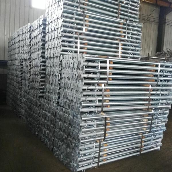 48.3mm 1.5 Scaffolding ERW Steel Pipes Galvanized Round Shape