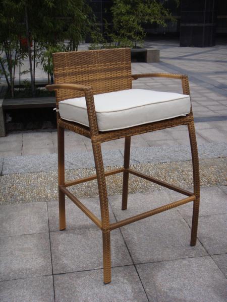 All Weather Waterproof Outdoor Garden Resin Wicker Bar Set