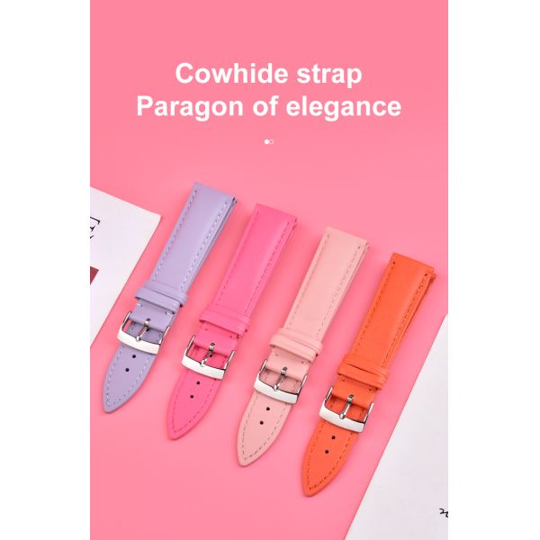 Women's Lively Genuine Leather Watch Strap