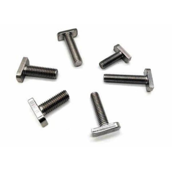 Customized Stainless Steel M6 M8 M10 T Head Bolt Parallelogram T Shaped Bolts