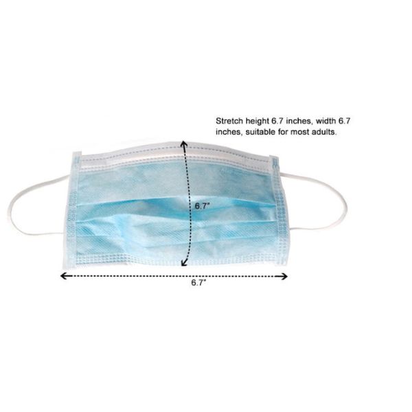 Comfortable Medical Face Mask For Anti Dust / Pollen / Virus / Bacteria