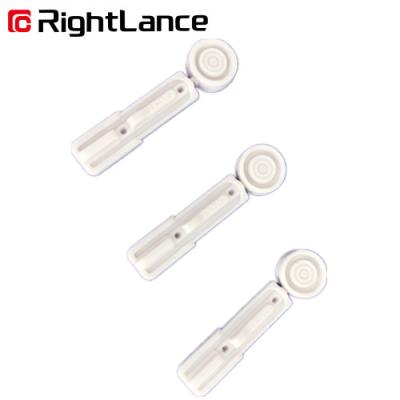1.8mm 30G Glucose Meter Parts Reusable Lancet Device With Safety Cap