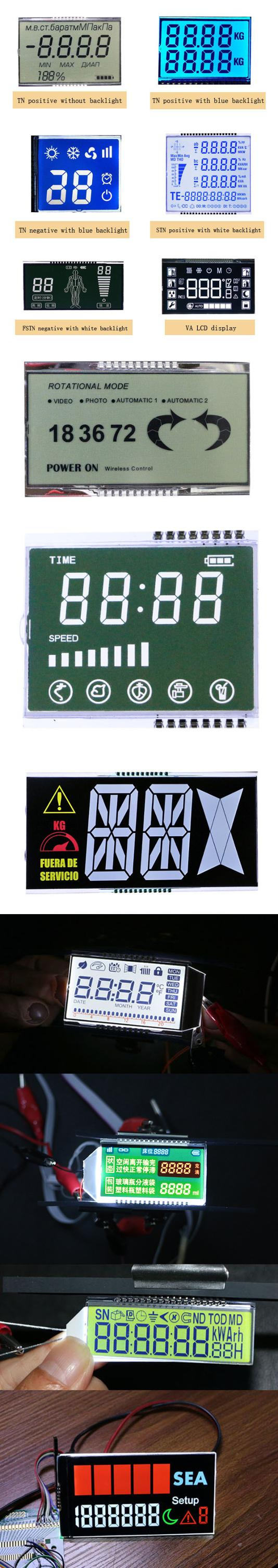 Модуля экрана дисплея STN FSTN поляризатор Monochrome LCD Transmissive