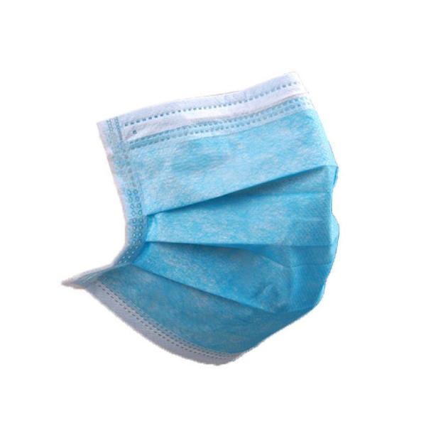 3-layer Protection Disposable Face Mask with Bacterial Filtration Efficiency Over Greater Than 99%