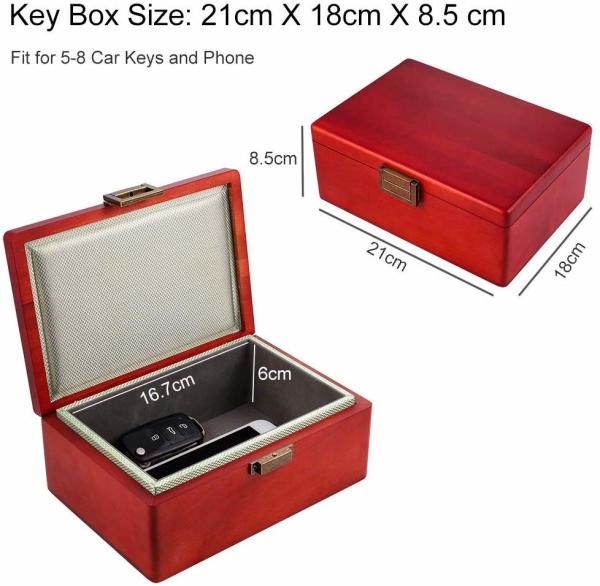 Anti Theft Key Fob Faraday Box Signal Blocking Keyless Cars Security