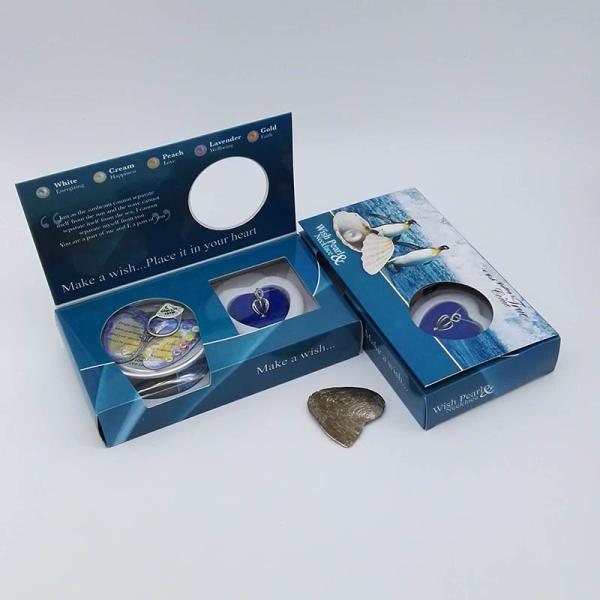 Perfect Freshwater Pearl Jewelry Gift-Wish Pearl Gift Necklace Set with Color Box Packing