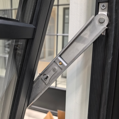 Custom Made Aluminum French Windows Awning Window With Precision Rain Diverter