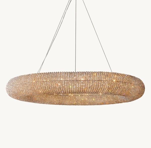 Industrial Style Chandelier Pendants with Upward Lamp Cup Direction and Candelabra Bulb