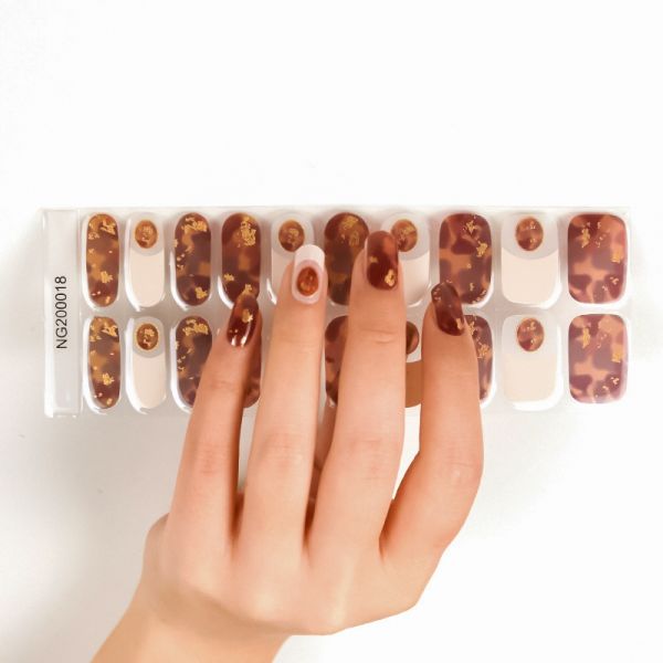 Non Toxic Nail Art Wraps Sticker Decals Strips for Fashionable Nails Beauty Products
