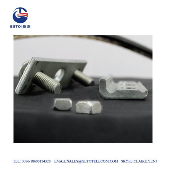 ISO9001 0.25 Inch 8KN 3 Bolt ADSS Suspension Clamp , Straight Suspension Clamp