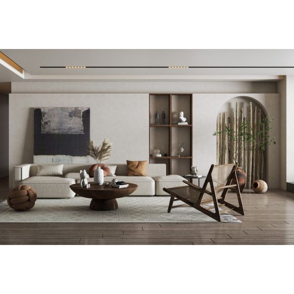 Muebles de apartamento de haya y nogal, muebles de sala de estar de cerezo