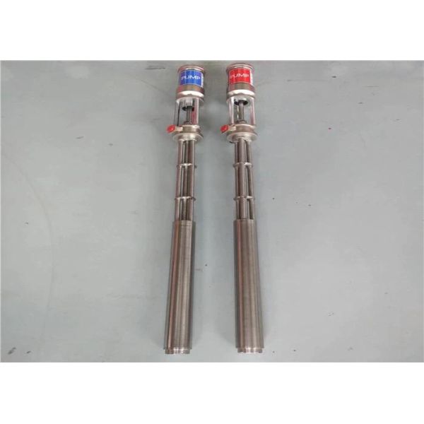 Пневматическим управляемая воздухом всасывающая труба насоса поршеня 304SS 880mm