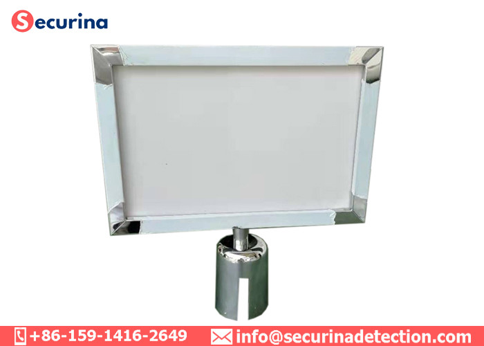 Горизонтальная вертикальная рамка держателя знака для шкафов поляка опоры барьера очереди